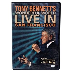 Tony Bennett Wonderful World Live San Francisco DVD k.d.‎ lang Concert Jazz
